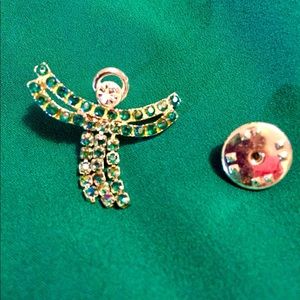 Avon Birthstone angel tac pin (May) FINAL PRICE!
